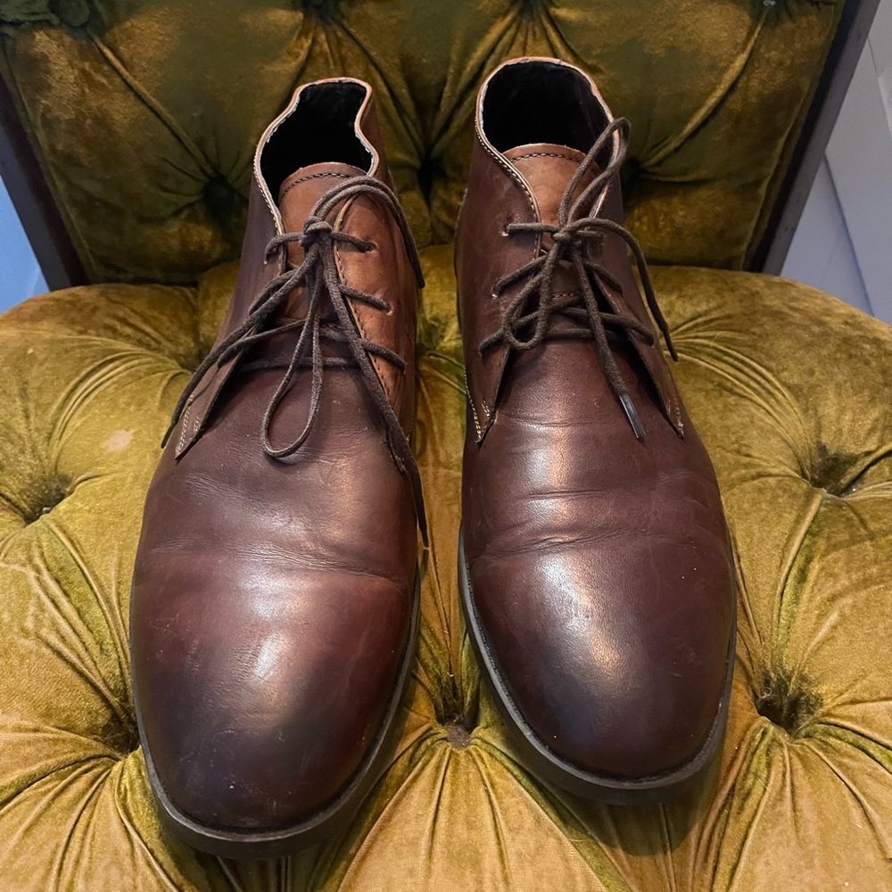 Aldo Men's Dark Brown Chukka Boots